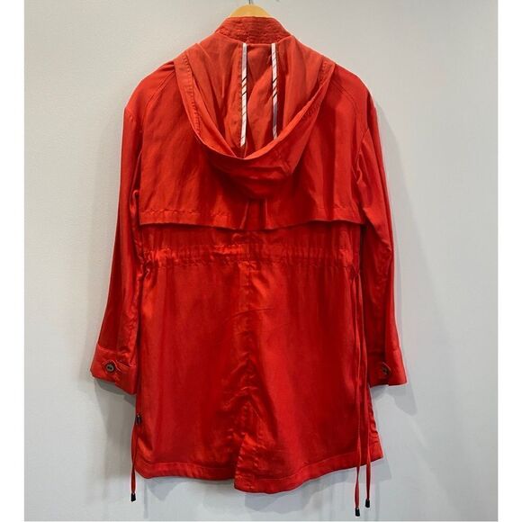 BCBGrneration Orange Hooded Coat - Picture 6 of 11